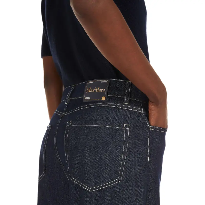 'S MAX MARA Casual Pants Women's Blue-4