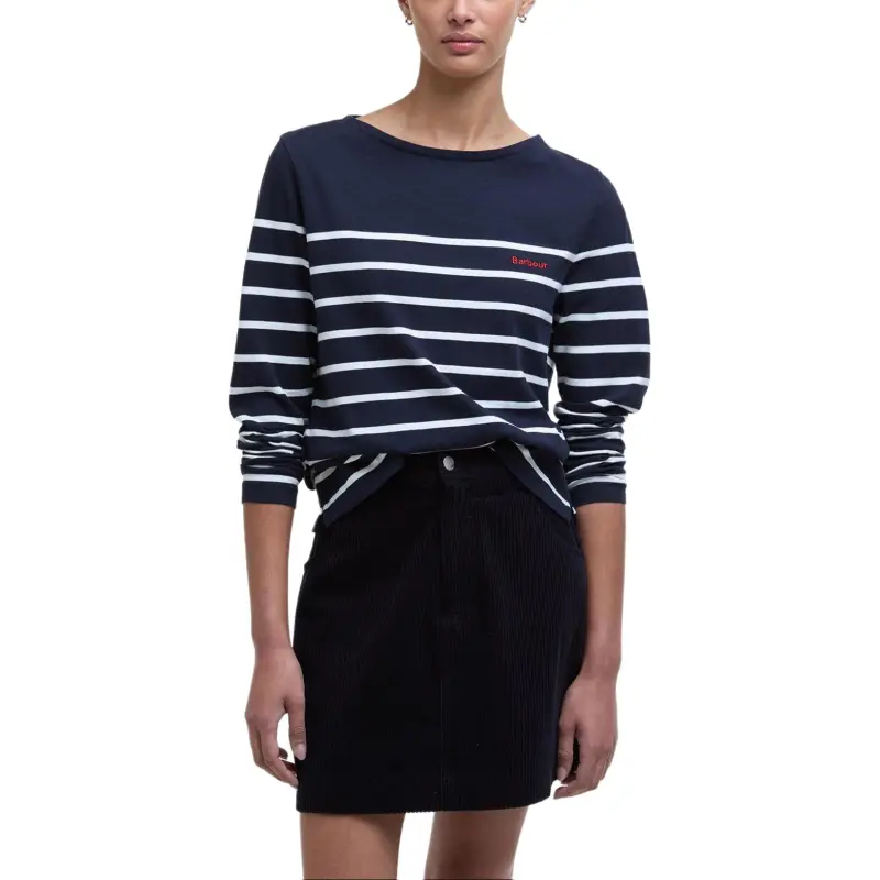 BARBOUR Regular T Shirt Women's Marine Blue-2