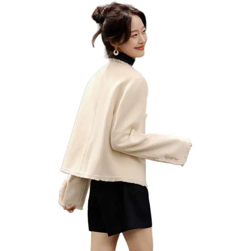 Mo Han Yi Mei Coat Women's Star Ecru-4