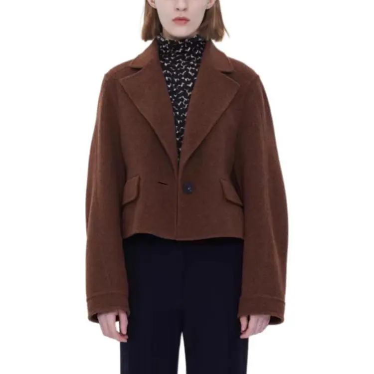 CARVEN FW23 Jackets Coats Women's Coffee-2