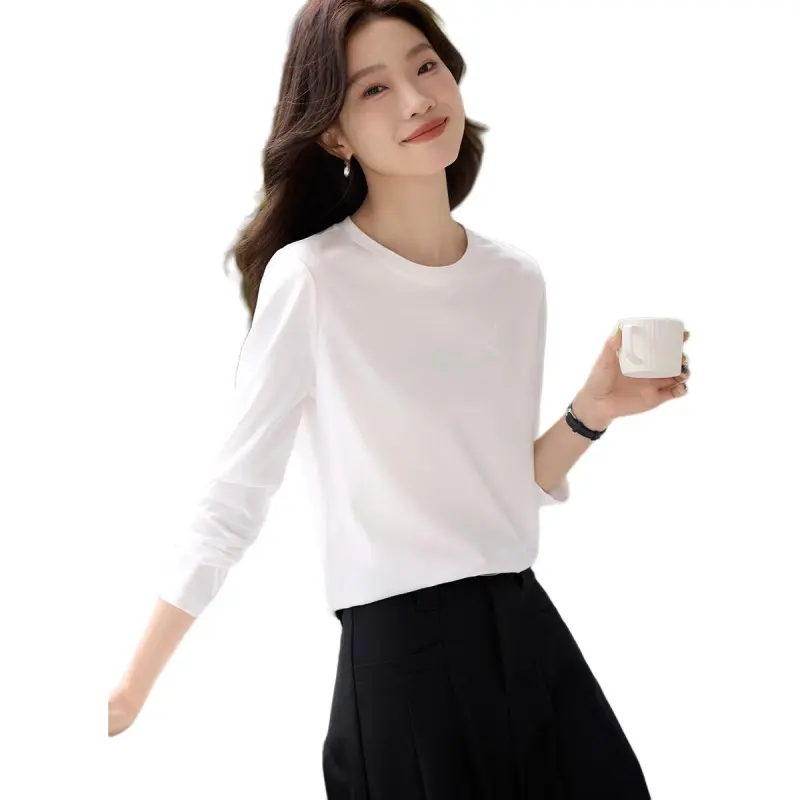 Mo Han Yi Mei Regular T Shirt Women's Raw White-3