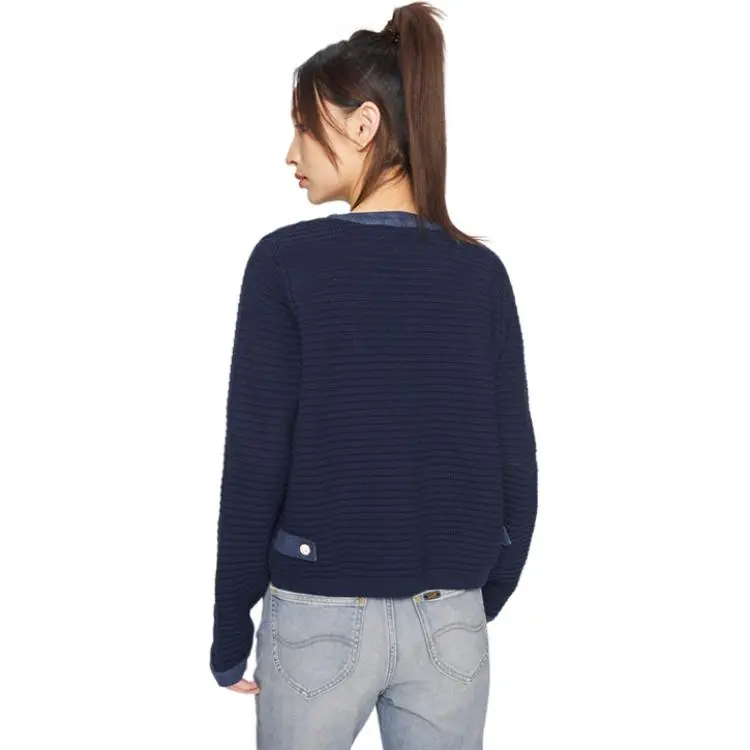 Lee SS25 Sweater Women's Navy Blue-0