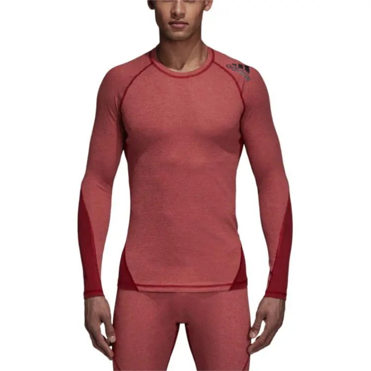 Adidas ALPHASKIN TEAM Heather T-Shirt Men's Multicolor Rhododendron-2
