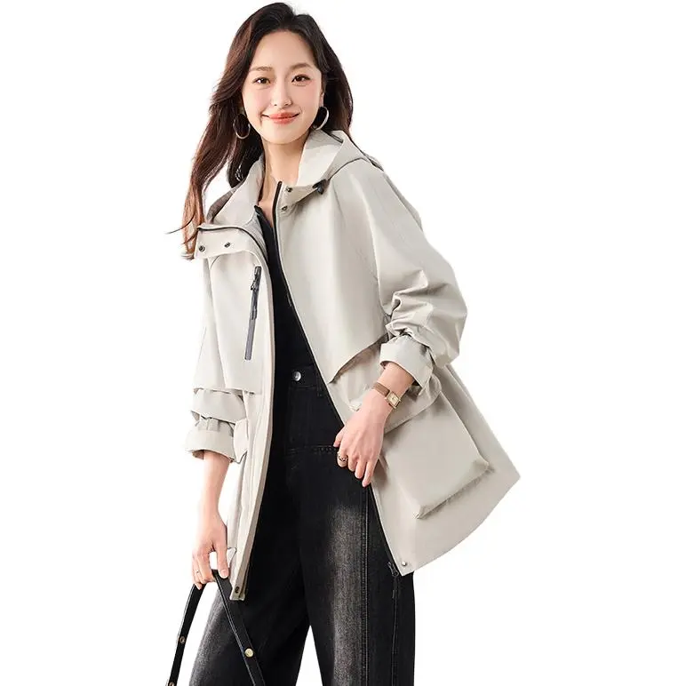 Yi Mengyuan Trench Coat Women's-3