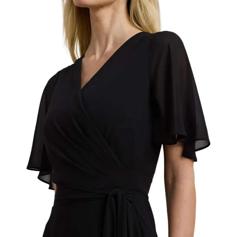 LAUREN RALPH LAUREN Short Sleeved Dresses Women's Black-3