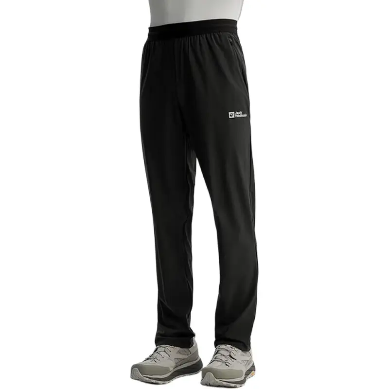 Jack Wolfskin SS25 Casual Pants Men's Black-4