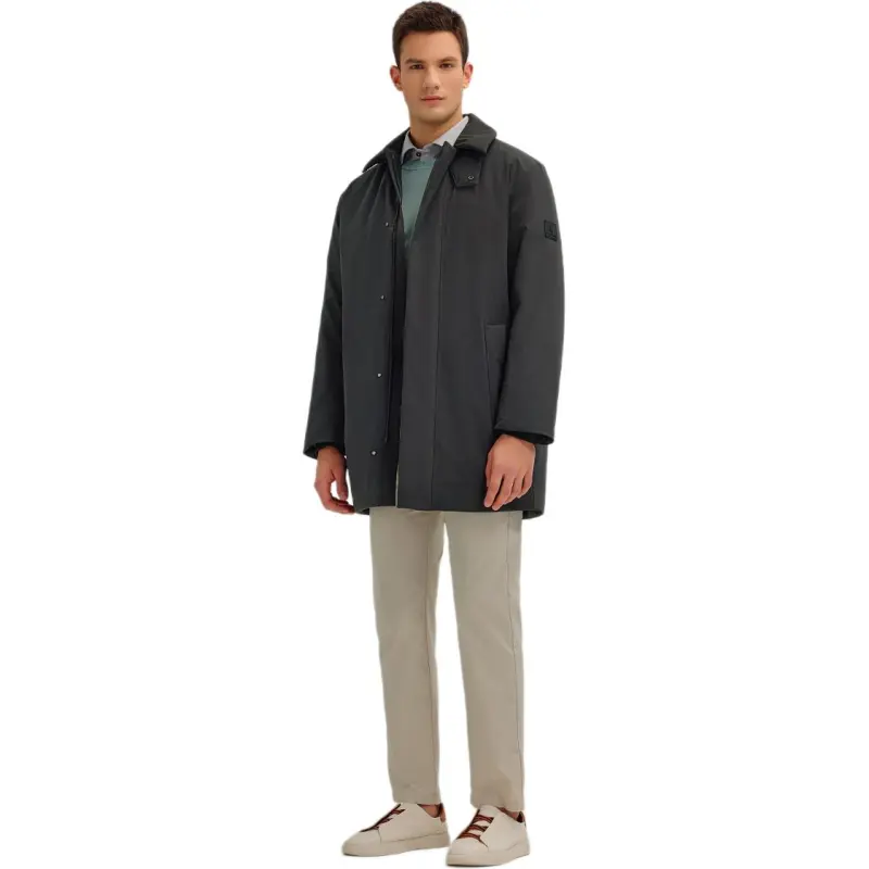 Hush Puppies Puffer Jacket Men's Pitch Black-2