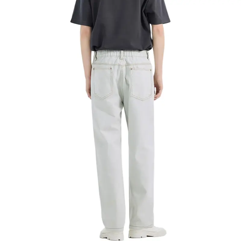 WILD LEADER Jeans Men Apricot Honey Xiang[NKW5138Y39]-1