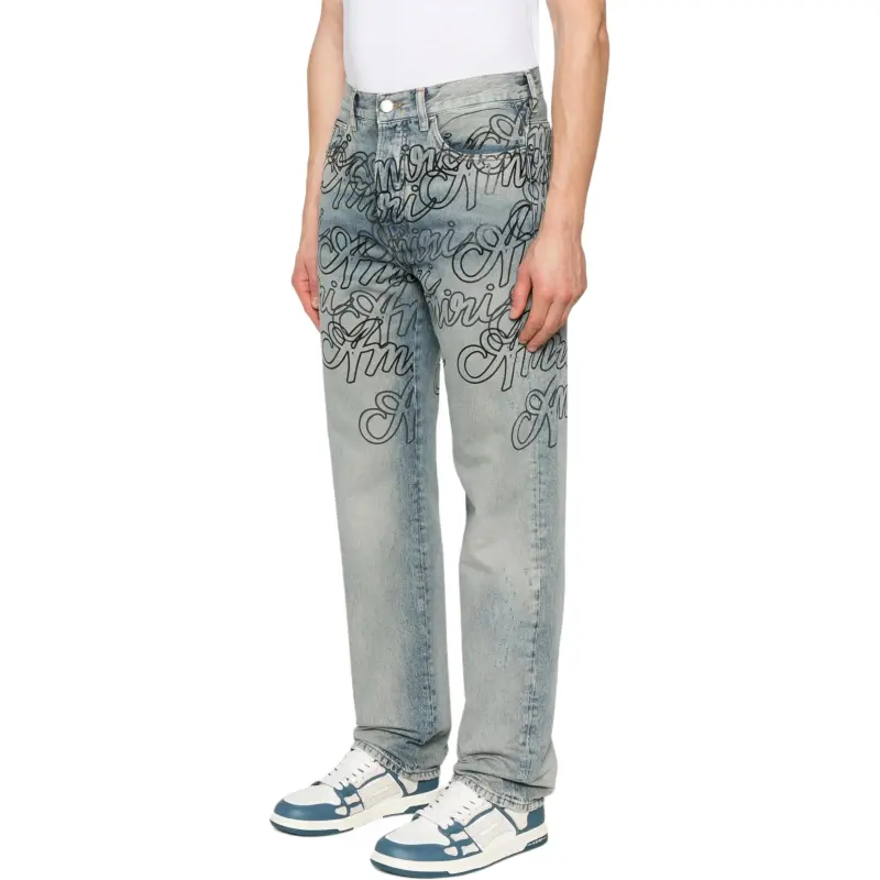 AMIRI Script print Jeans-3