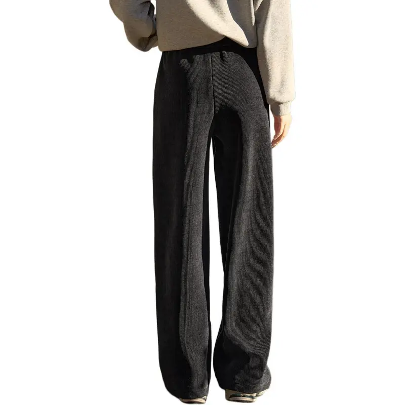 Mo Han Yi Mei Casual Pants Women's Dark Gray-4