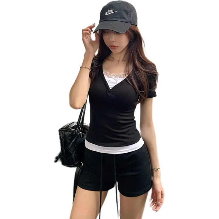 Dior Beauty Set in Sleeve T Shirt Women's-8