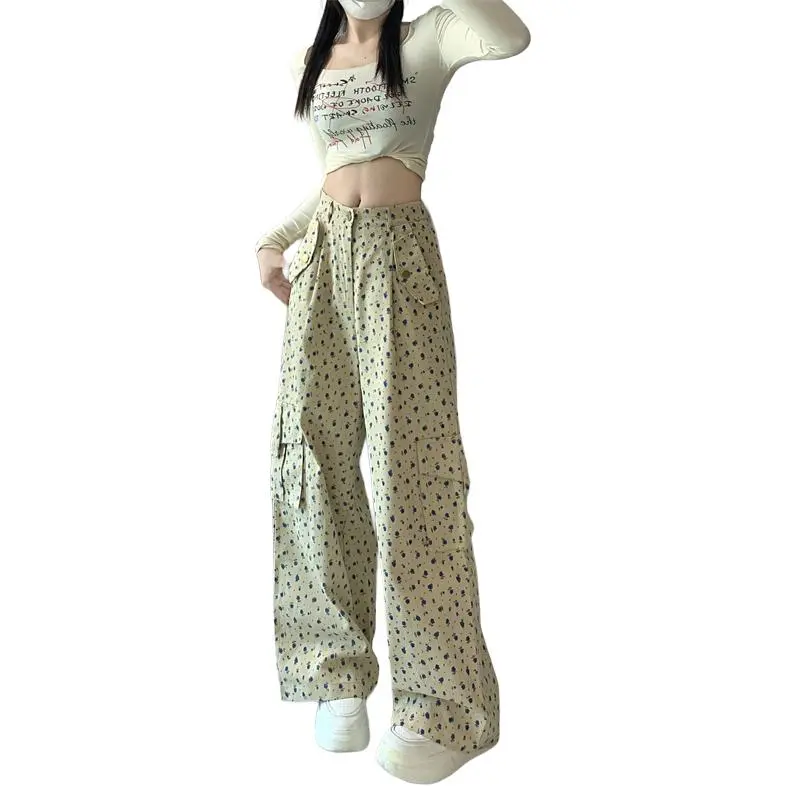 Mu Xiao Xin Casual Pants Women's Khaki-4