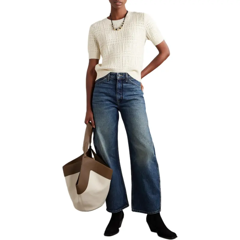 NILI LOTAN Crochet knit Top-1