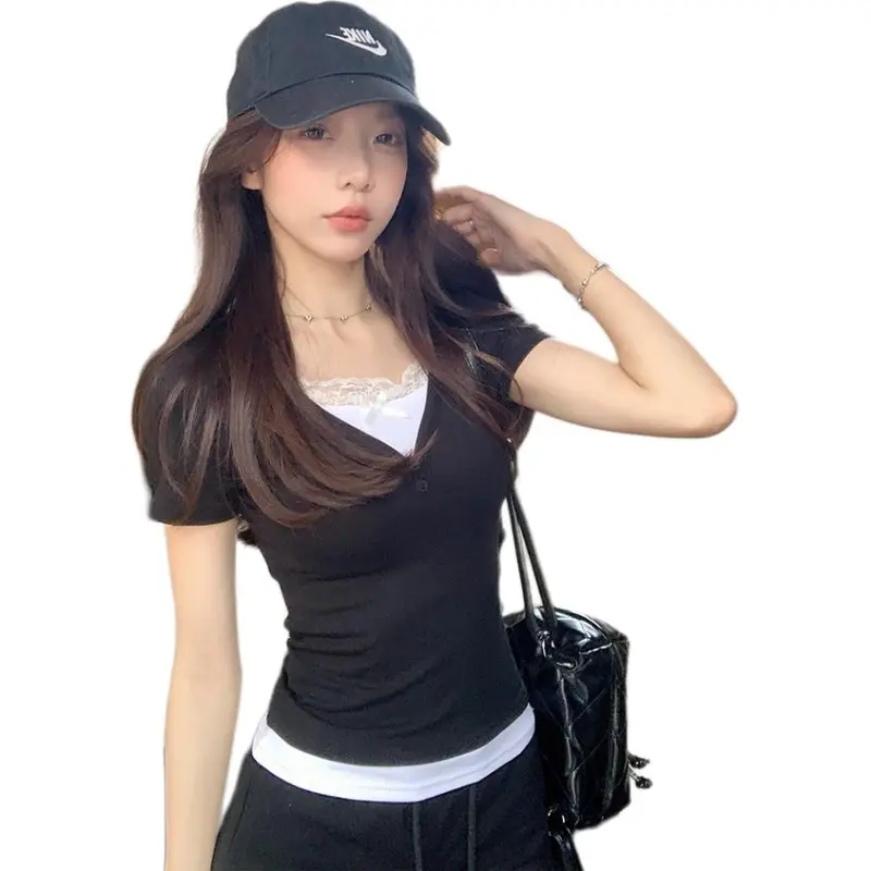 Dior Beauty Set in Sleeve T Shirt Women's-11