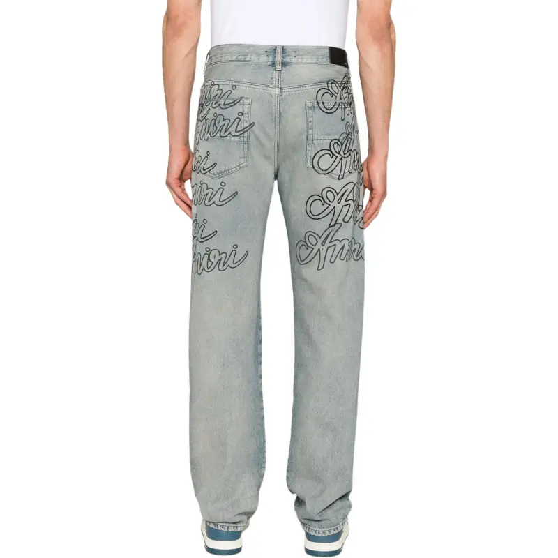 AMIRI Script print Jeans-2