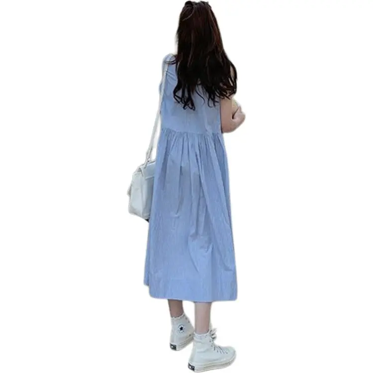 Mu Xiao Xin Sleeveless Dress Women's Image Color-0