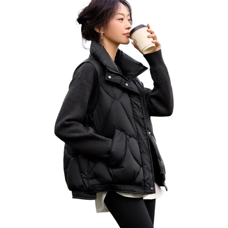 Mo Han Yi Mei Vest Women's Black-4