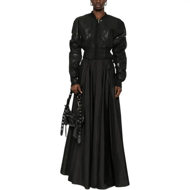 MM6 Maison Margiela Taffeta Maxi Skirt-1