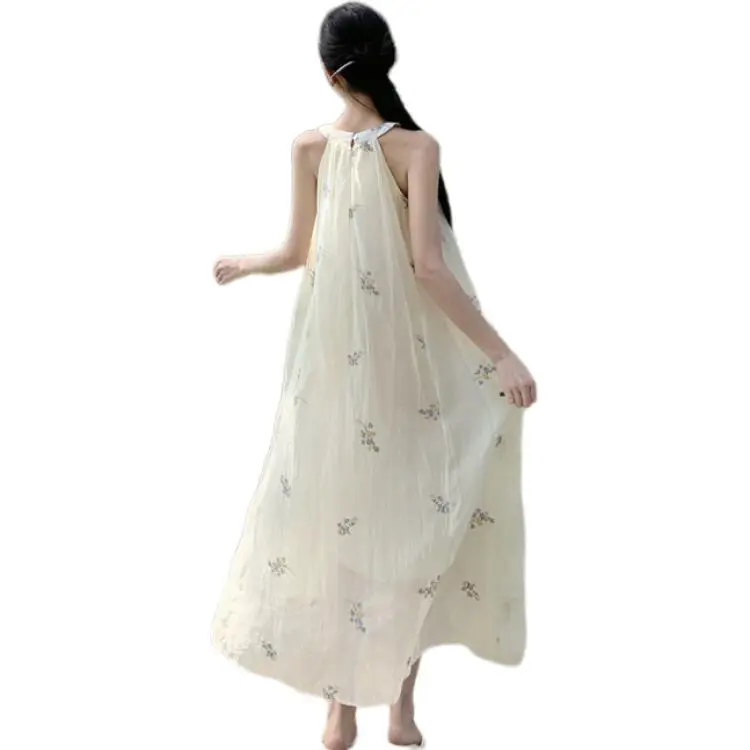 GOSO Sleeveless Dresses Women's Apricot-1