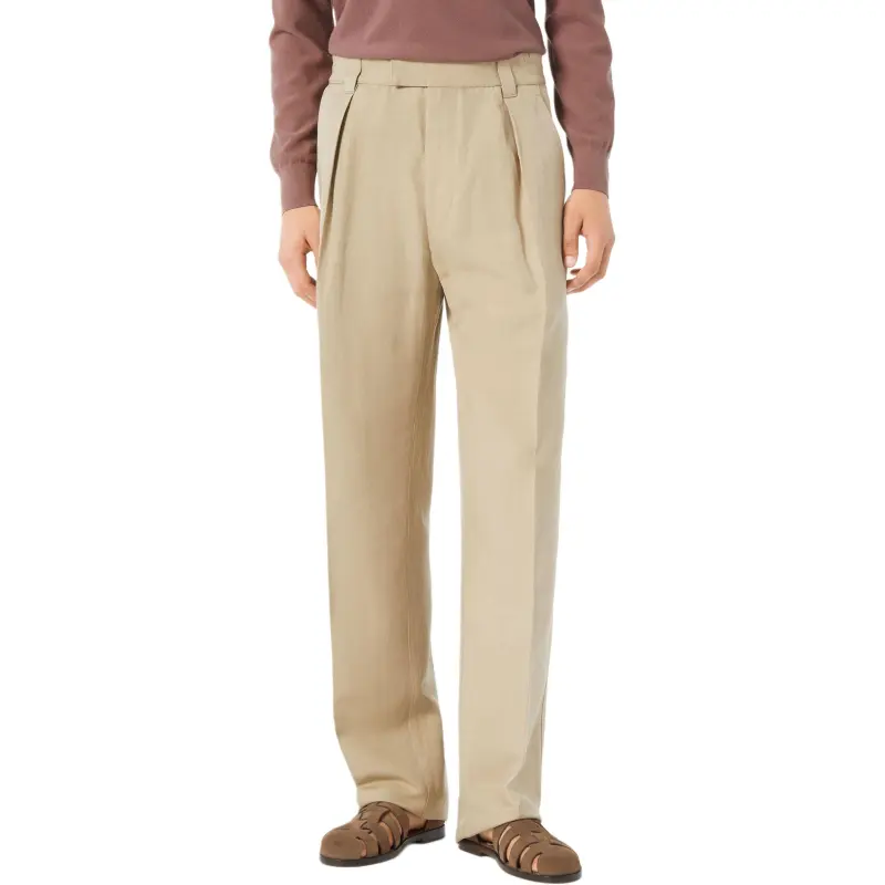Loro Piana Reinga SS25 Casual Pants Men's Khaki-2