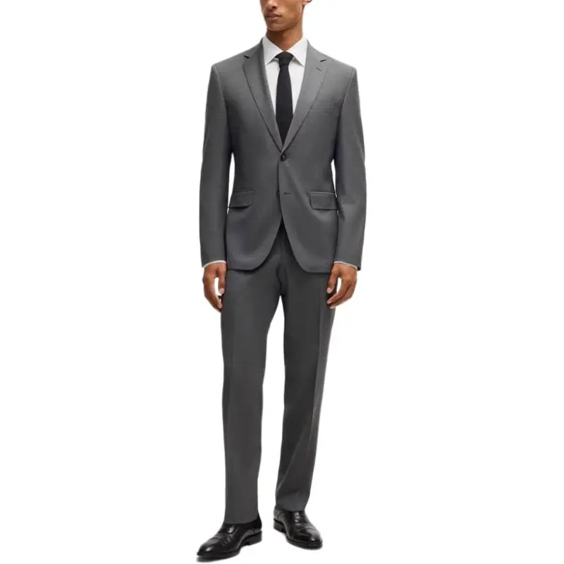 HUGO BOSS SS25 Business Suit Men's Medium Gray-1