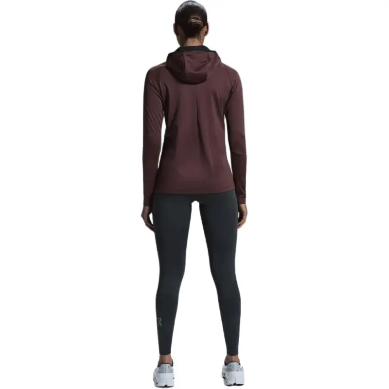 On Climate Zip Hoodie Jackets Coats Women's Mulberry Purple-1
