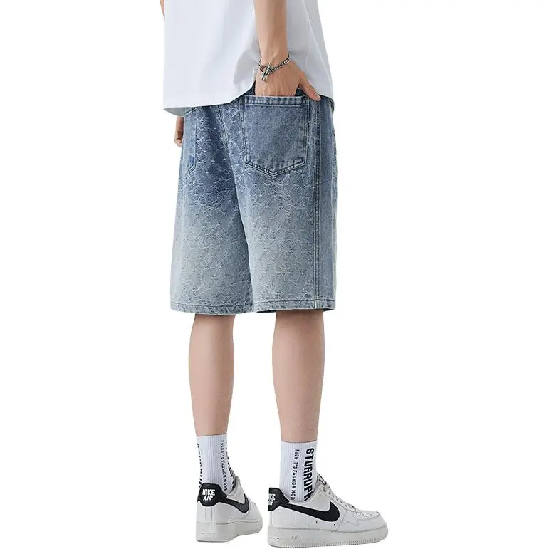 Izexx Denim Shorts Men Light Blue-1