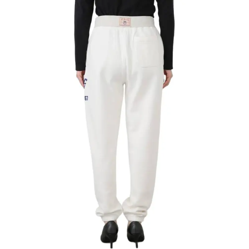 PLAGE FW24 Knitted Sports Pants Women's White-2