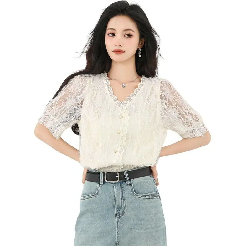 La Chapelle Shirts Women's Apricot-4