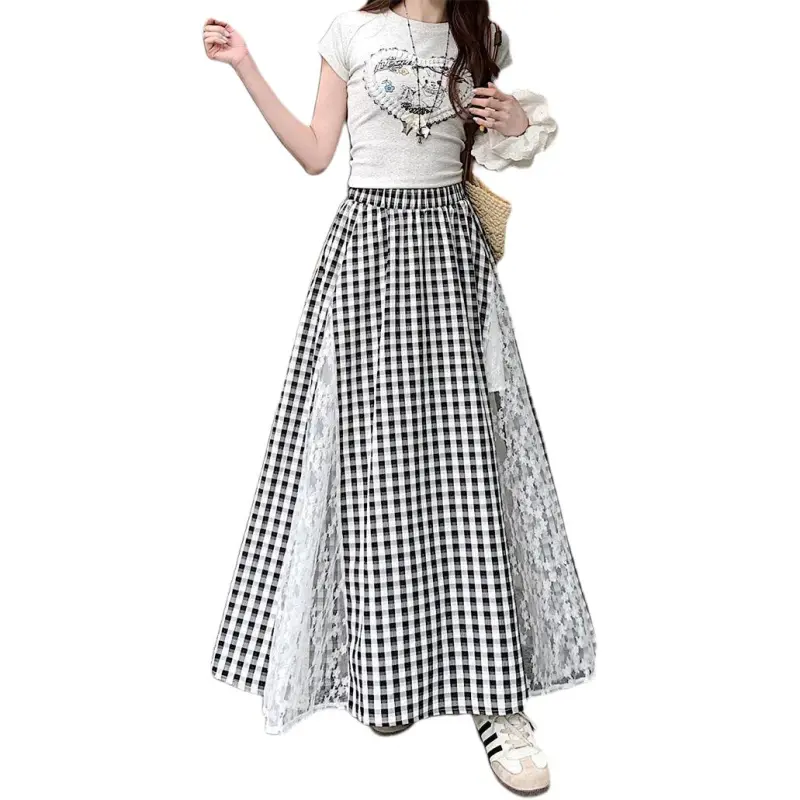 Dior Beauty Casual Long Skirt Women's-11