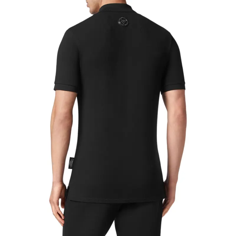 PLEIN SPORT Logo print Short sleeved Polo Shirt-2