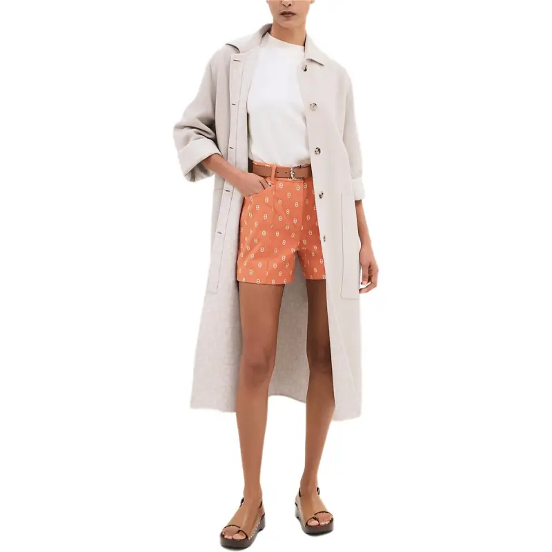 HERMES Coats Women's White Mink Fur-1
