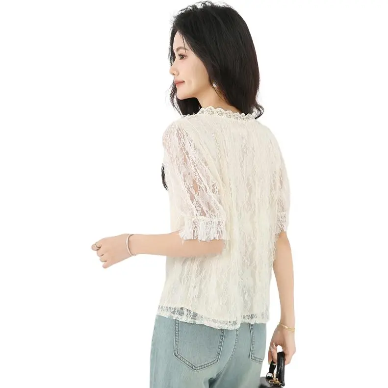 La Chapelle Shirts Women's Apricot-1