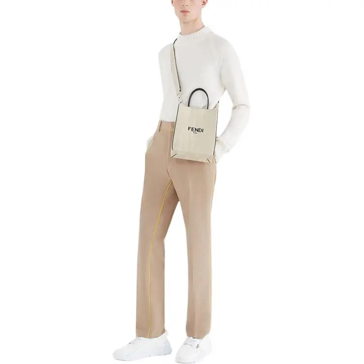 FENDI FW21 Cashmere Sweater Men's White-2