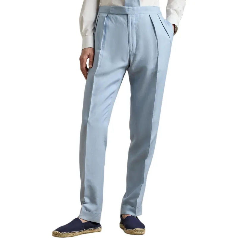 Ralph Lauren Purple Label Suit Trouser Men's Youthful Blue-2