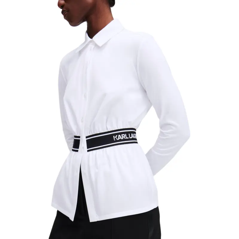 Karl Lagerfeld Logo Jersey Shirt-3