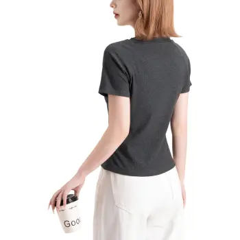 FAWENXIANGZI Raglan Sleeve T Shirt Women's