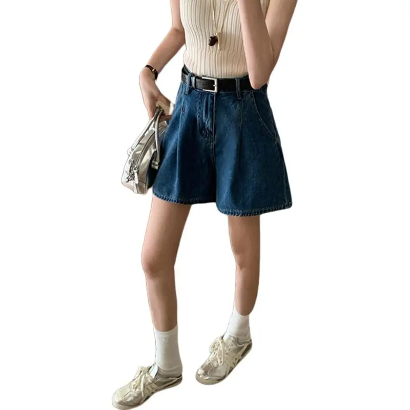 Kazakhstan Denim Shorts Women's-3