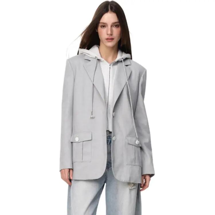 JAC FLEURANT Business Suit Women's Gray-2