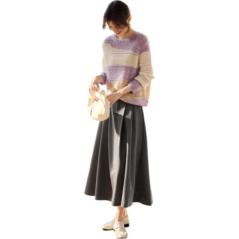 XWI Knitwear Women's Taro Paste Purple-1