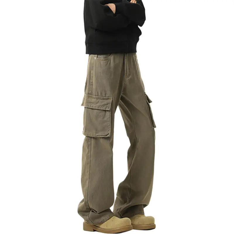 KSEK Jeans Unisex Khaki-3