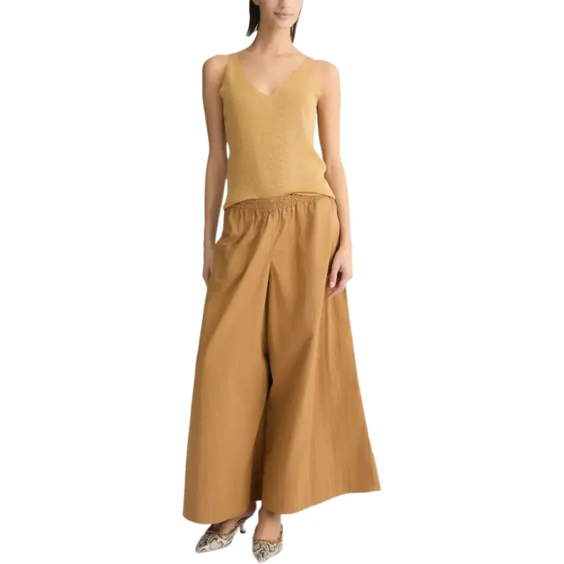 LIU·JO V neck Metallic Tank Top-1