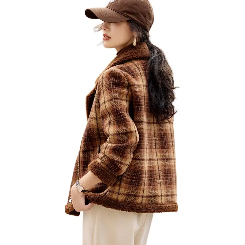 Mo Han Yi Mei Jackets Coats Women's Caramel-3