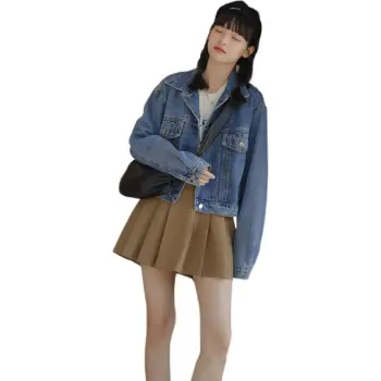 Mu Xiao Xin Denim Jacket Women's Blue