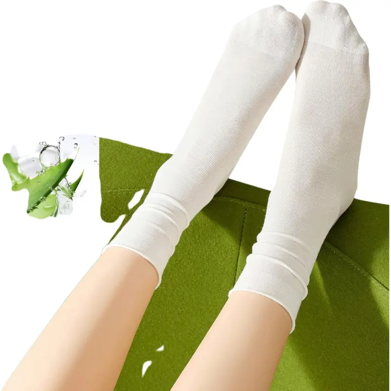 Temooues Mid Calf Socks Women's 4 Pack-5
