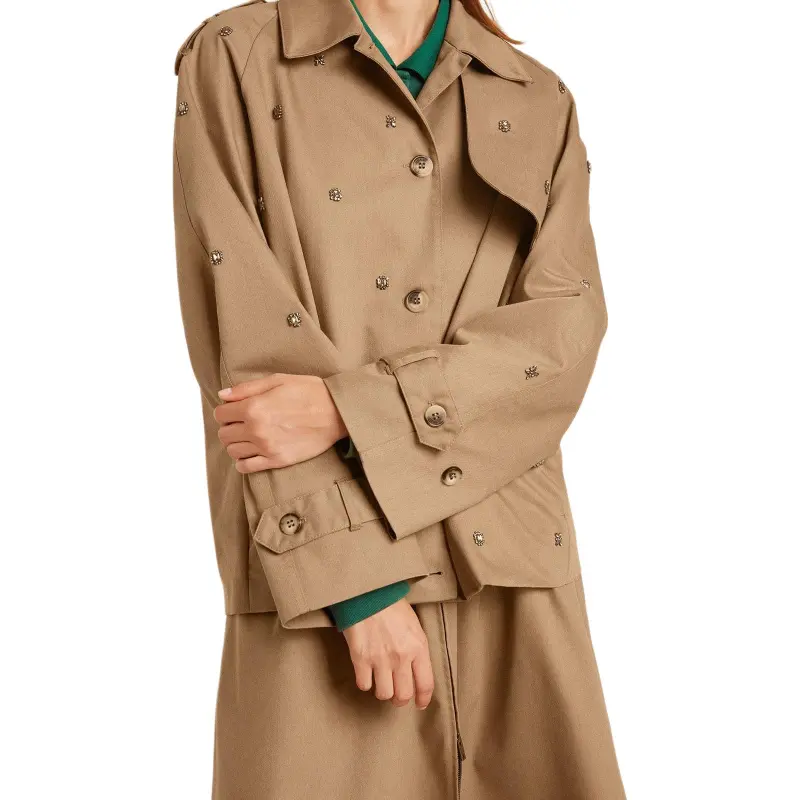 Golden Goose Embellished Trench Jacket-4