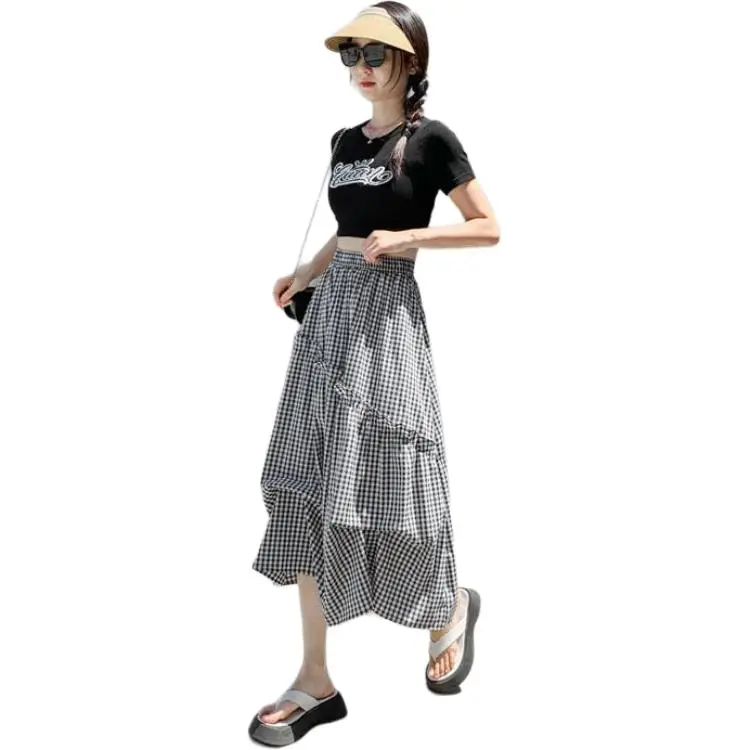 GOSO Casual Long Skirts Women's Image Color-5