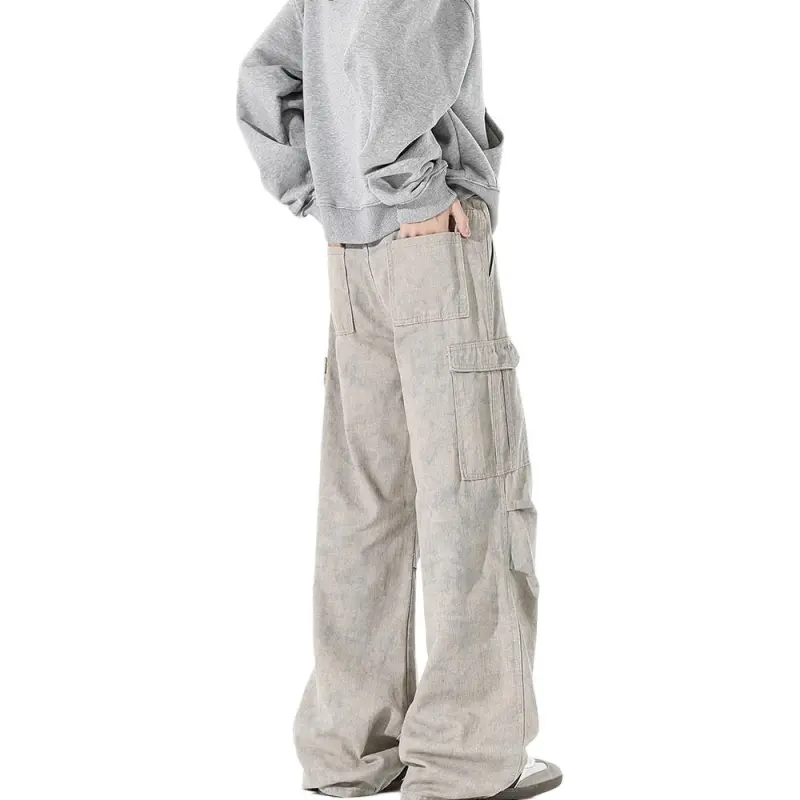 FLIM Casual Pants Unisex Apricot-1