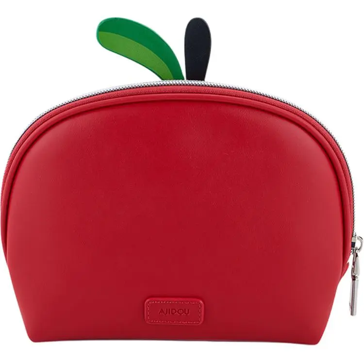 AJIDOU Artificial Leather Storage Bag Women's Red-3