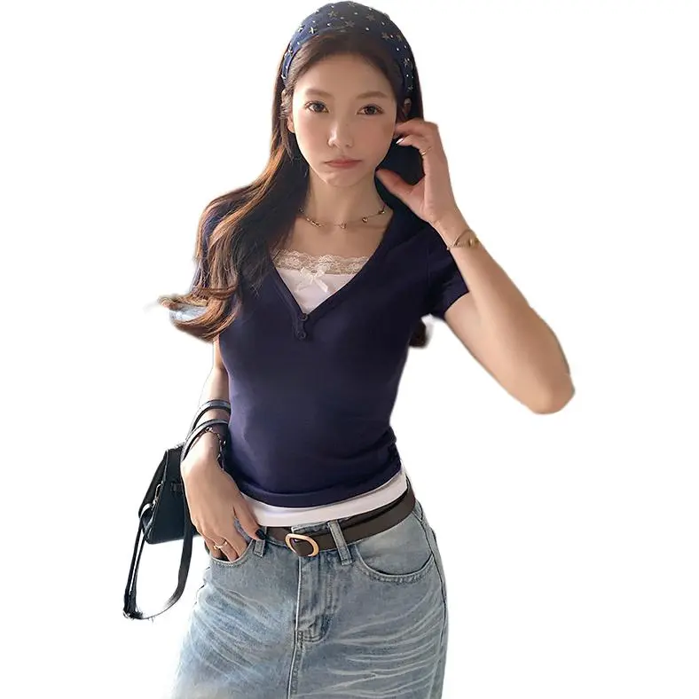 Dior Beauty Set in Sleeve T Shirt Women's-14